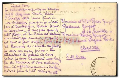 Cascata da Tonne perto de Cazères-sur-Garonne — Edição Livraria Lécasson — Verso