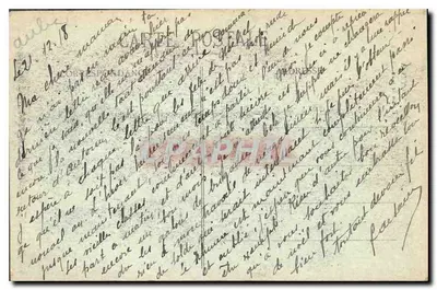 Troyes (Aube) — Igreja de São João - O Coro — editor A. Lévy, n° 14 — Verso