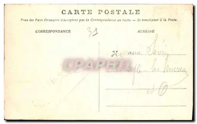 Luchon — Wnętrze klasztoru Świętego Bertranda — wydawca nieznany, numer serii 64 — Rewers