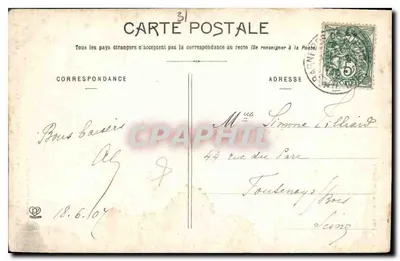 Luchon - A Pendular da Chaumière e o Hotel — Os Pirineus — Verso