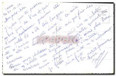 Casal amoroso em um parque — Clair de Lune — editor Clair de Lune, número de série não visível — Verso