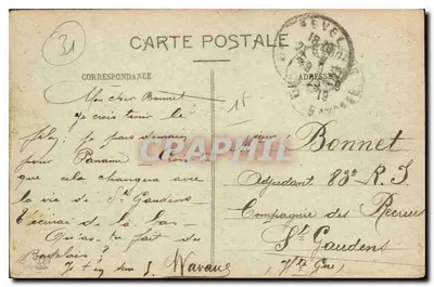 Cascade de Montauban — près Lucunom — Les Pyrénées Centrales 63 — Reverso