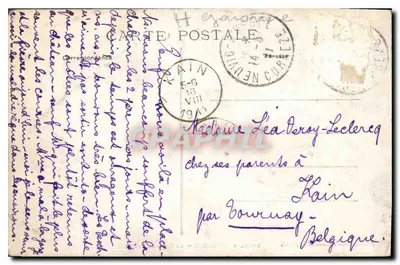 Omgeving van PALISSE — Kruis van Poujet — Fotograaf-uitgever Chaumerliac, Neuvic — Achterkant