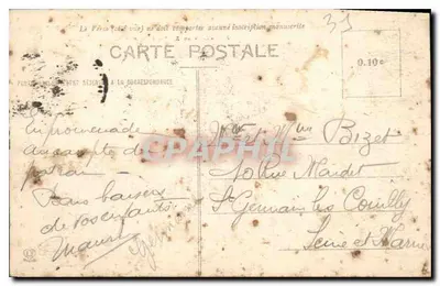 Toulouse - Basílica de São Sernin - Fachada Norte, séculos XI-XII, restaurada no século XIV por Viollet-le-Duc — Verso