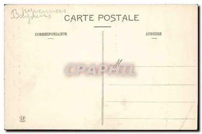 Anreau-Luchon — Jezioro Caillaguet i szczyt Hourlade — Wydawca L. F. (4. seria) — Rewers