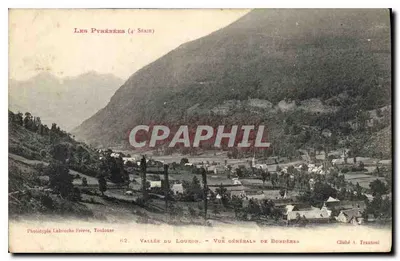 Vale do Louron — Vista geral de Bordères — Os Pirineus (4ª Série)