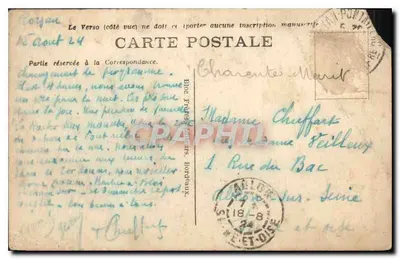 Royan (Côte d'Argent) — Ogólny widok Grande Conche — BR — Rewers