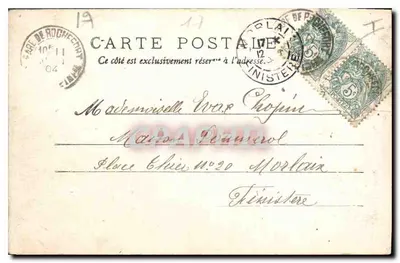 La Rochelle — 6 - Porte des Moulin e Tour de la Lanterne — Verso