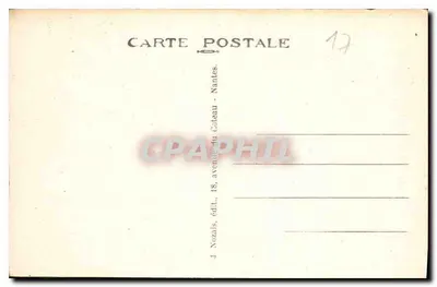 La Rochelle (Ch Inf) — La Promenade du Mail — J. Nozalis, édit., 18, avenue du Coteau - Nantes — Verso