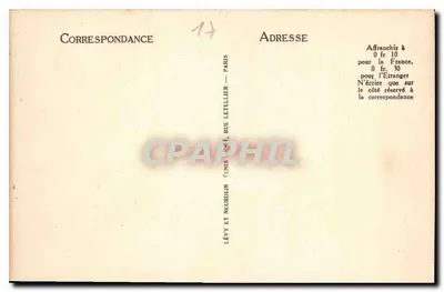 La Rochelle — Hotel de Ville — Galeria do Rés-do-Chão — LL, n° 172 — Verso