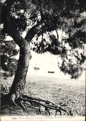 A Ilha de Oléron — Vista da Praia de SAINT-TROJAN — Raymond Bergévin, La Rochelle