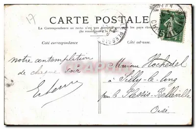 Royan — Wieża Cordouan — Cliché des Nouvelles Belches — Rewers