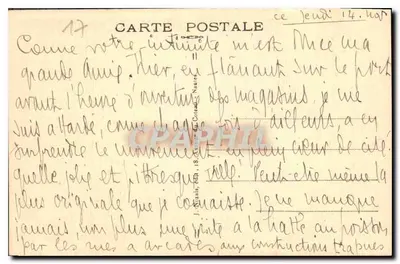 La Rochelle (Ch.-Inf.) — Fachada da Cour intérieure de Ville — Mozais — Verso