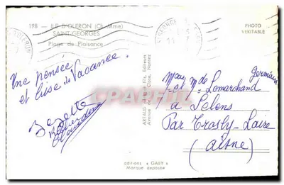 Plaża Plaisance — Wyspa Oleron — wydawnictwo Gaby n°198 — Rewers