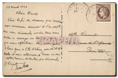 Zamek w Oléron — Pierwszy most wodzowy twierdzy — n°43 — Rewers