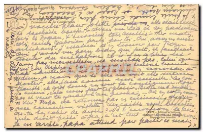 Promenade de la Conchère — La Rochelle — Éditions artistiques — Verso