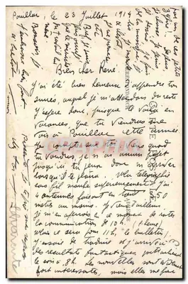 Pouiller, o lago Negro — vista florestal — editor não identificado, número de série 6 — Verso
