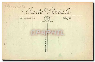Nowy Molo w Bonne Anse — Las Coubre — Wydawca Lévy Fils, Paryż — Rewers