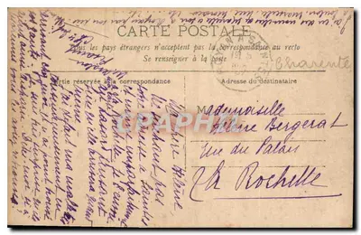 Pontaillac — Vista da Ponta — Editor não identificado, número de série não visível — Verso