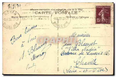 SAINT-PALAISSUR-MER — Most Czarnego Diabła — nr 155 — Rewers