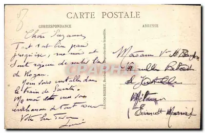 Saintes — A Entrada das Arênes — D.B. (Dando-Berry) — Verso