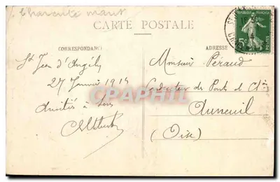 Saint-Jean-d'Angély — As Torres (século XII) — Edição H. Brodeau, Saint Jean-d'Angély — Verso