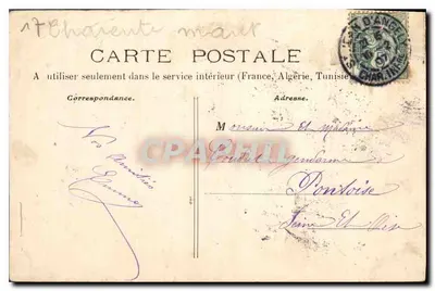 Saint-Jean-d'Angély — Las Torres del siglo XVIII — Colección A. Rogé — Reverso