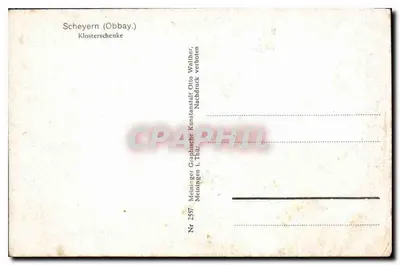 Scheyern (Oberbay) — Klosterschenke — Meiningen Graphische Kunstanstalt, Nr 2557 — Rewers