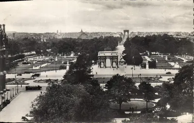 Panorama sur les Tuileries — Paris — A. C. 41