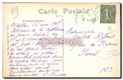 Vézelay — Katedra św. Małgorzaty, nawy (XI i XII wiek). ND. Fot. — Rewers