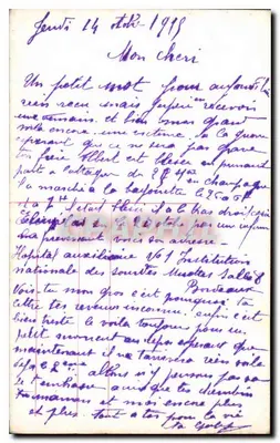 Je vous demande en échange une vie de bonheur — couple amoureux — éditeur R. n° 6051 — Verso