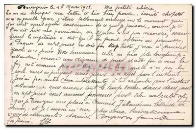Stara pocztówka Aby wiedzieć, jak znaleźć drogę do serca Kobieta — Rewers