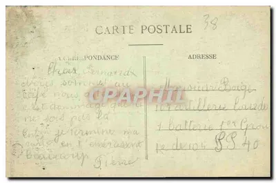 Sassenage — O Castelo das Cotes — Dauphiné — Verso