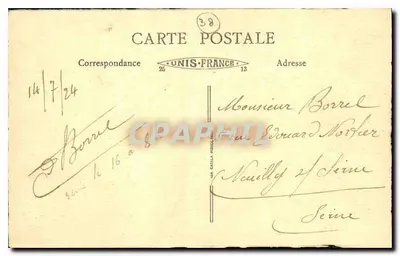 Grenoble — Widok panoramiczny i Alpy — Wydawca: Asteur, nr 12 — Rewers