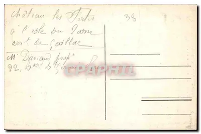 Dauphiné — La GRANDE-CHARTREUSE — E.R. — Verso