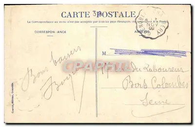 Spadzista Bréda (Sept-Laux) — 321 — wydawca Courtils, Grenoble — Rewers