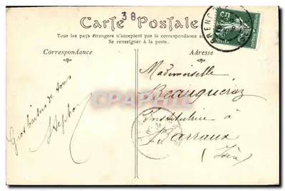 Grenoble — Widok na rzekę Isère i łańcuch Alp — wydawca ND, nr 305 — Rewers