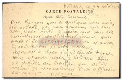 Villard-de-Lans — La Pierre Pointue i la Bourne — Rewers