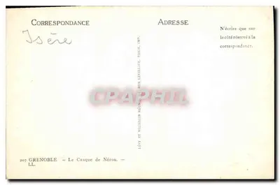 Grenoble — Kaszub Neron — wydawca Lévy i Neudien, Paryż — Rewers