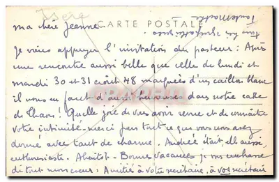 Grenoble — Kościół św. Andrzeja — Ecce Agnus Dei — Tympan z XII wieku — Foto Martinetto Frères — Rewers