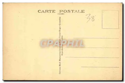 Rota da Grande-Chartreuse - Corenc e as Alpes — Éditions Marius Manneville, Grenoble — Verso