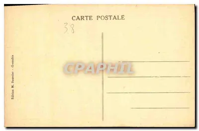 Dauphiné - Plateau des Petites Roches - La Cascade de Montfort — Edición M. Bourcier, Grenoble — Reverso