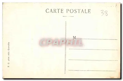 Grande Chartreuse — Cmentarz i Grand-Som — P.G. fot.-wyd. Grenoble — Rewers