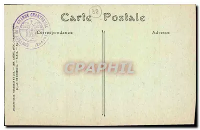 LA GRANDE-CHARTREUSE (Isère) — Widok na klasztor i przełęcz Ruchère — JND Phot. — Rewers