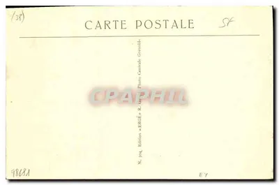 Grande Chartreuse (Circuito) — Il vuoto del Gulières — Ponte Péran costruito nel 1500 dai Chartreux — Editore ERGÉ, N° 304 — Verso