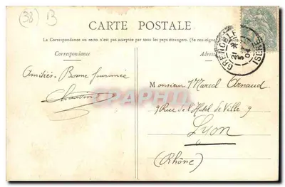 Grenoble - Ogólny widok i łańcuch Belledonne — Zbiór E.P., Grenoble — Rewers