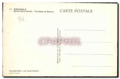 Tombe van Bayard — Kerk van Sint Andreas — Grenoble — Achterkant
