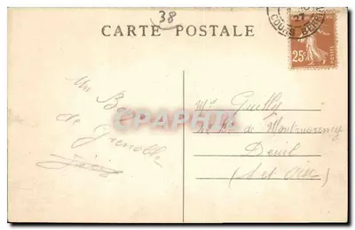 Grenoble — Ogólny widok — Rzeka Isère i nabrzeża — Wydawca nieznany, n° 023 — Rewers