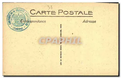 De Pic de l'Éillette — Weg naar de Grande Chartreuse — N. D. — Achterkant
