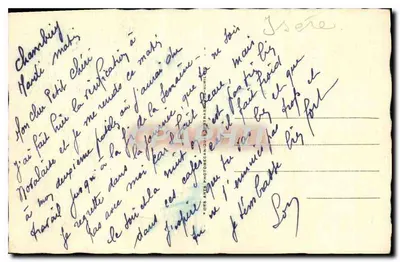 A Dente do Nivolet (alt. 1553m) — Chambery — editor C.P. (n° LL.15) — Verso